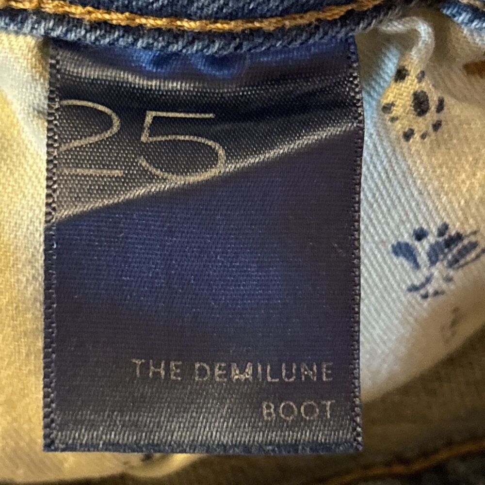 Anthropologie Pilcro The Demilune Boot Flare Bootcut Jeans Light Wash Size 25 - Picture 6 of 9
